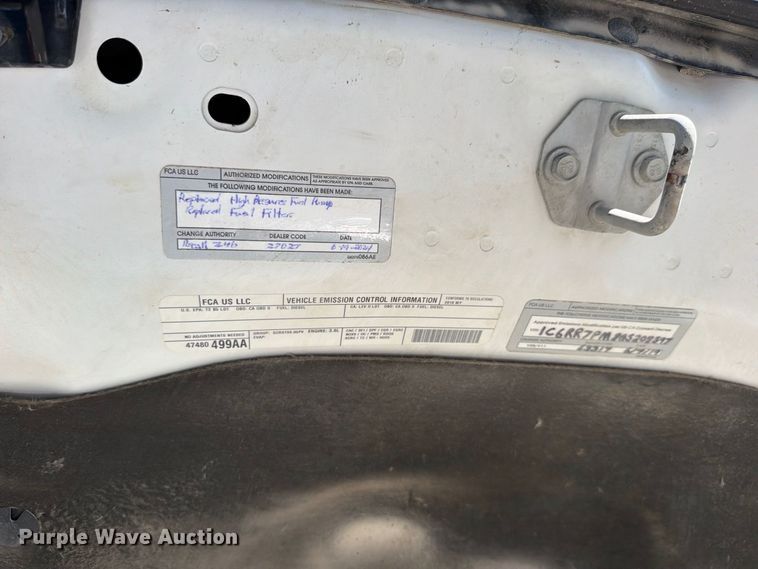 image for item DO5953 2016 RAM 1500 Crew Cab pickup truck