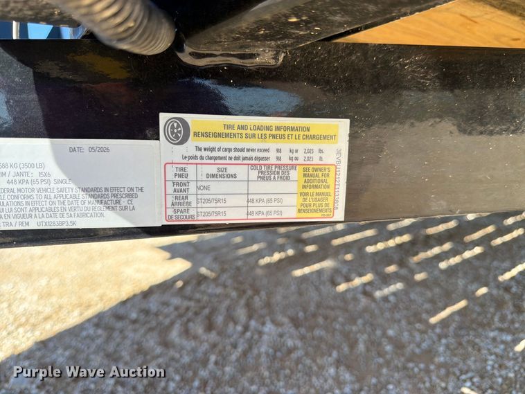 image for item DT3023 2026 RawMaxx utility trailer