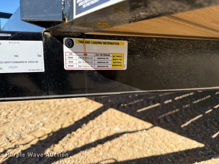 image for item DT3024 2026 Doolittle Rally Sport utility trailer