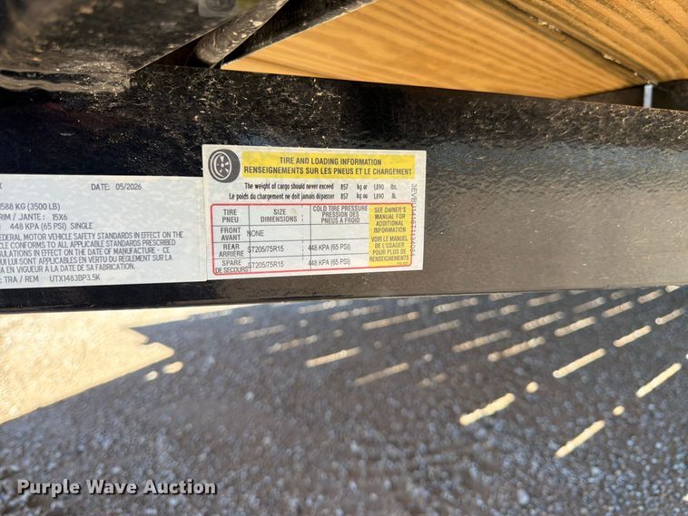 image for item DT3026 2026 RawMaxx utility trailer