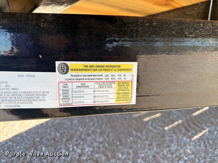 image for item DT3027 2026 RawMaxx utility trailer