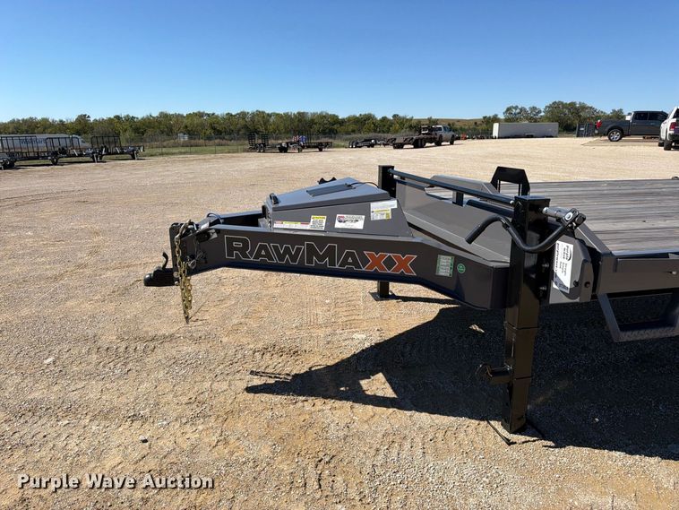 image for item DT3028 2026 RawMaxx tilt deck equipment trailer