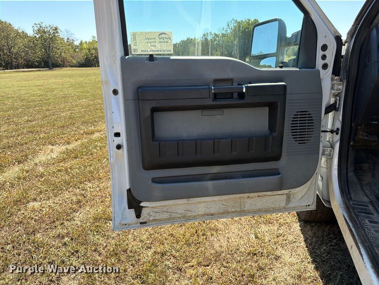 image for item DT3042 2015 Ford F250 Super Duty Ext. Cab dump flatbed pickup truck