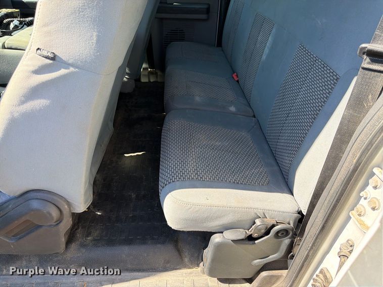 image for item DT3042 2015 Ford F250 Super Duty Ext. Cab dump flatbed pickup truck