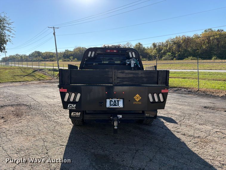 image for item DT3049 2018 RAM 2500 Crew Cab flatbed pickup truck