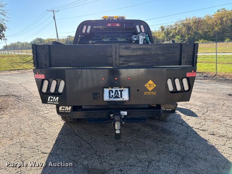 image for item DT3049 2018 RAM 2500 Crew Cab flatbed pickup truck