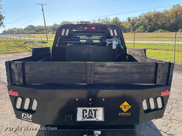 image for item DT3049 2018 RAM 2500 Crew Cab flatbed pickup truck