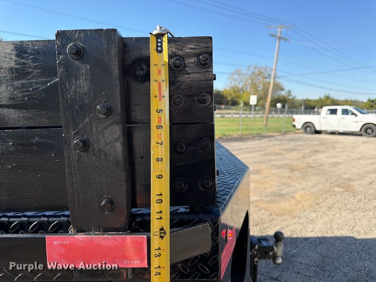image for item DT3049 2018 RAM 2500 Crew Cab flatbed pickup truck