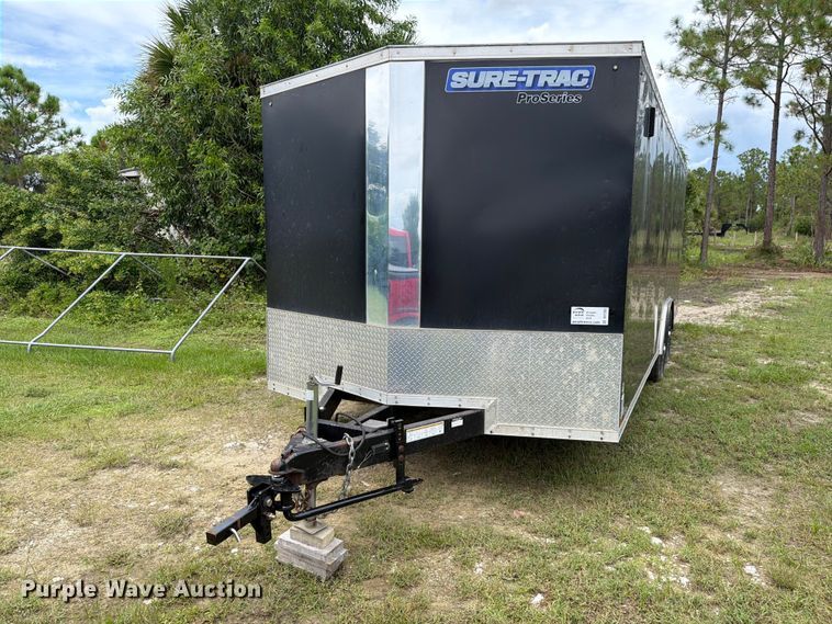 image for item DV7395 2019 Novae Corp Sure Trac STWCH10222TA-100 enclosed cargo trailer