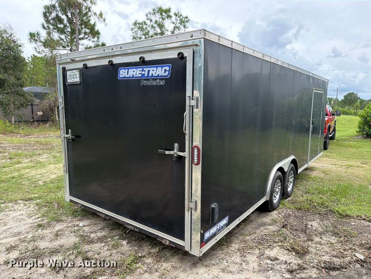 image for item DV7395 2019 Novae Corp Sure Trac STWCH10222TA-100 enclosed cargo trailer