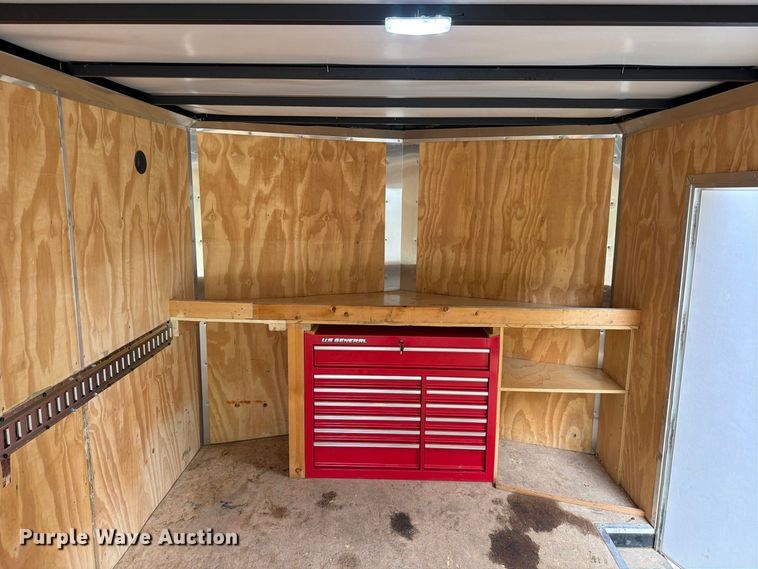 image for item DV7395 2019 Novae Corp Sure Trac STWCH10222TA-100 enclosed cargo trailer