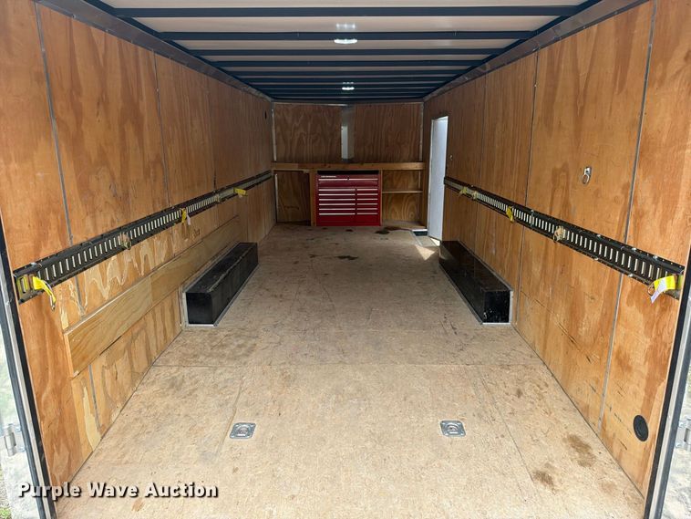 image for item DV7395 2019 Novae Corp Sure Trac STWCH10222TA-100 enclosed cargo trailer