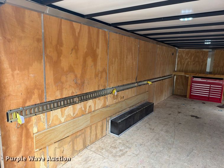 image for item DV7395 2019 Novae Corp Sure Trac STWCH10222TA-100 enclosed cargo trailer