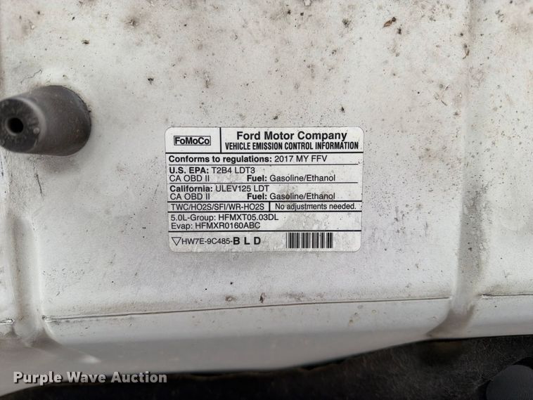 image for item DZ4906 2017 Ford F150 XL pickup truck