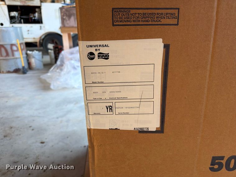image for item DZ4936 Rheem ES50-36-G-1 water heater