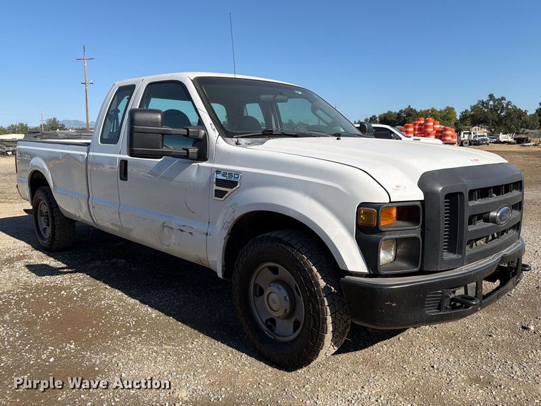 image for item EA0034 2009 Ford F250 Super Duty Ext. Cab pickup truck