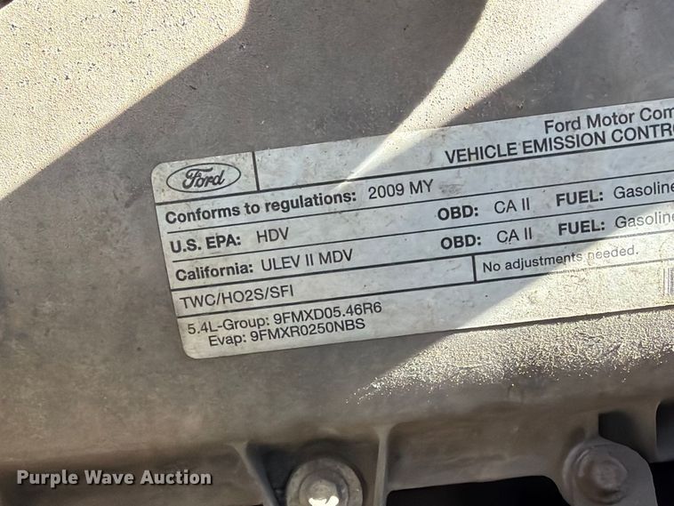 image for item EA0034 2009 Ford F250 Super Duty Ext. Cab pickup truck