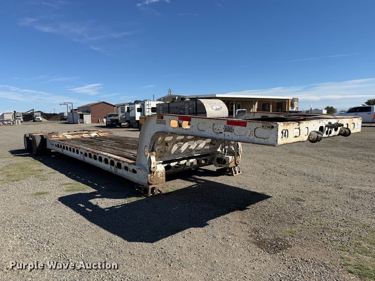 image for item EA0043 1984 Murray Trailer lowboy equipment trailer