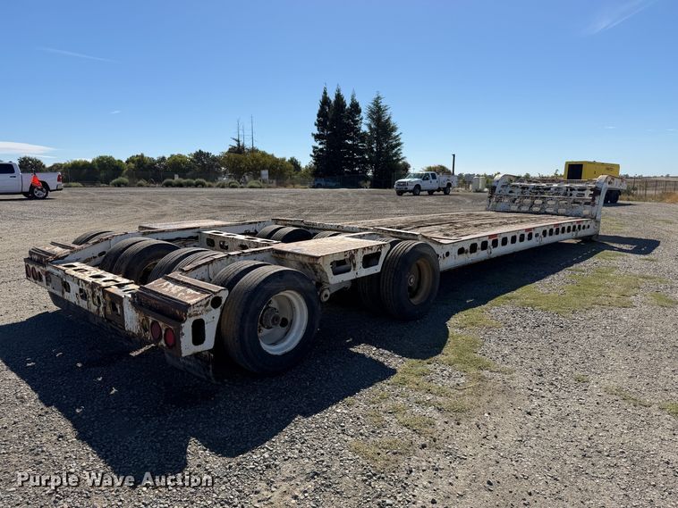 image for item EA0043 1984 Murray Trailer lowboy equipment trailer