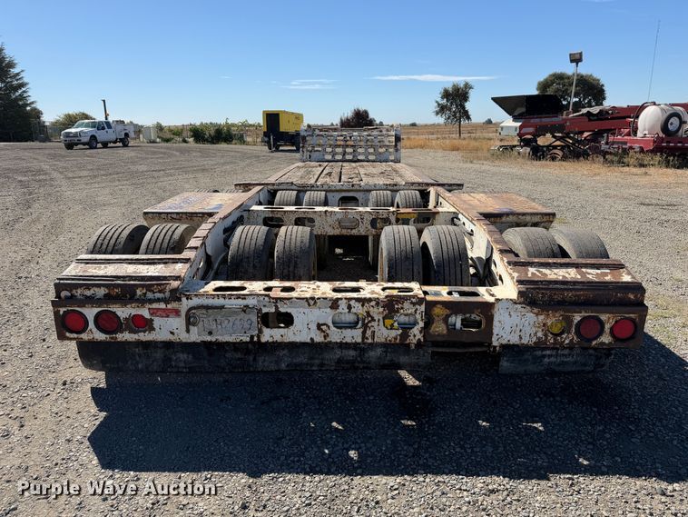 image for item EA0043 1984 Murray Trailer lowboy equipment trailer