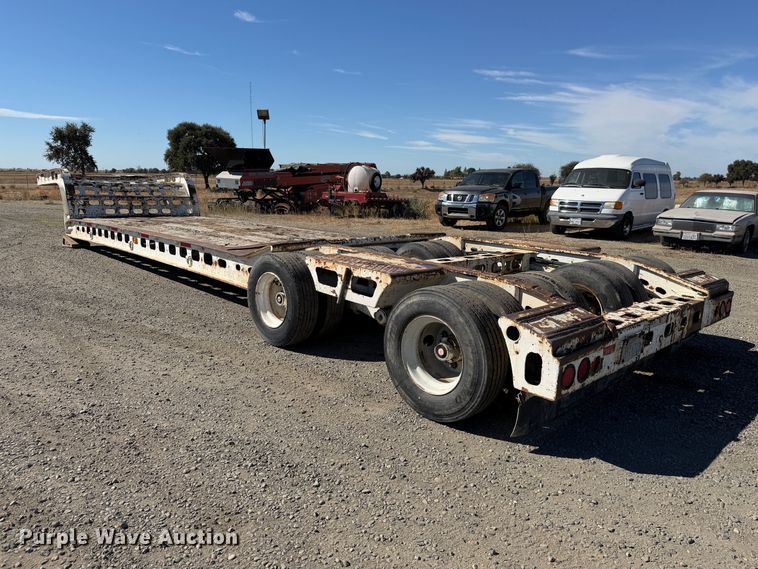 image for item EA0043 1984 Murray Trailer lowboy equipment trailer