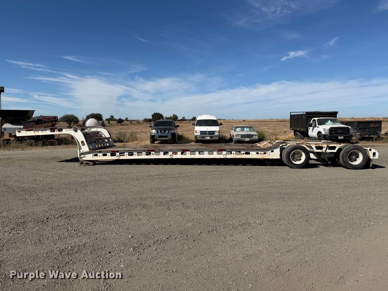 image for item EA0043 1984 Murray Trailer lowboy equipment trailer