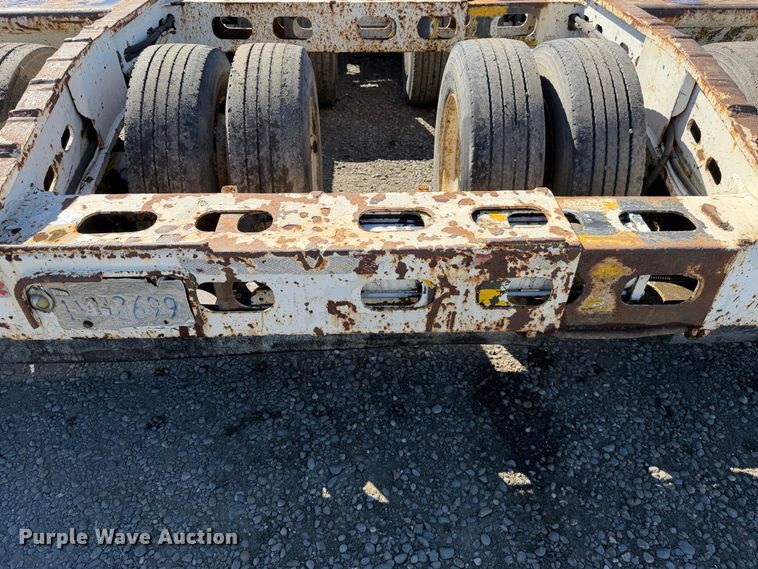 image for item EA0043 1984 Murray Trailer lowboy equipment trailer