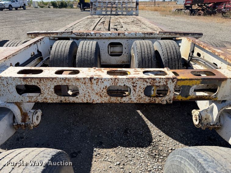 image for item EA0043 1984 Murray Trailer lowboy equipment trailer