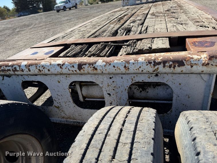 image for item EA0043 1984 Murray Trailer lowboy equipment trailer