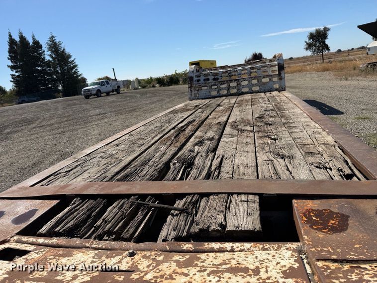 image for item EA0043 1984 Murray Trailer lowboy equipment trailer