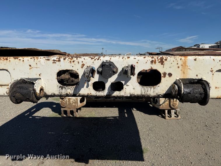 image for item EA0043 1984 Murray Trailer lowboy equipment trailer