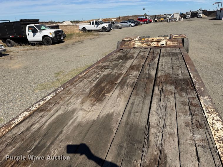 image for item EA0043 1984 Murray Trailer lowboy equipment trailer