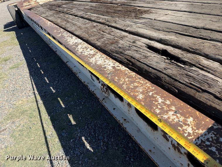 image for item EA0043 1984 Murray Trailer lowboy equipment trailer