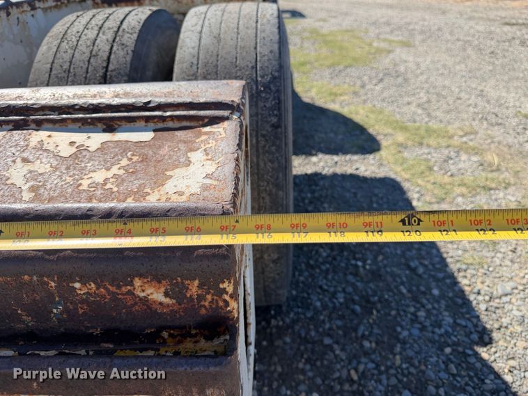 image for item EA0043 1984 Murray Trailer lowboy equipment trailer
