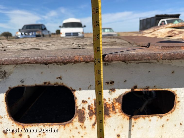 image for item EA0043 1984 Murray Trailer lowboy equipment trailer