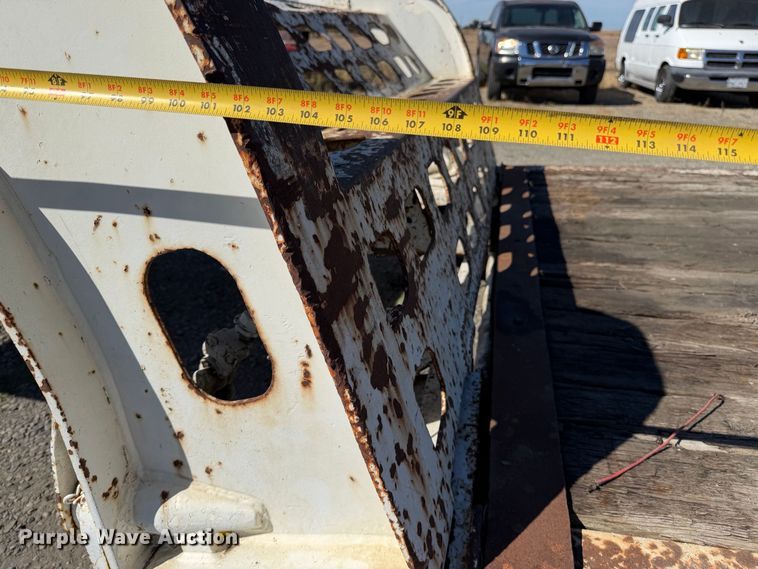 image for item EA0043 1984 Murray Trailer lowboy equipment trailer