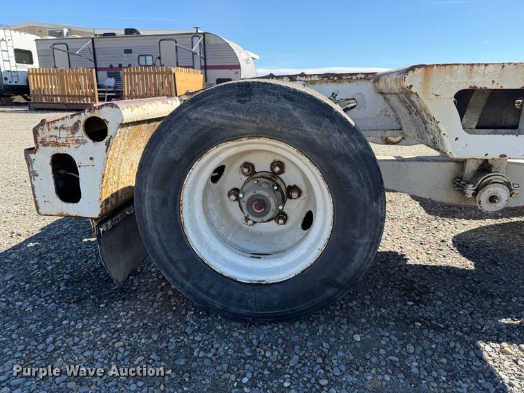 image for item EA0043 1984 Murray Trailer lowboy equipment trailer