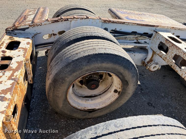 image for item EA0043 1984 Murray Trailer lowboy equipment trailer