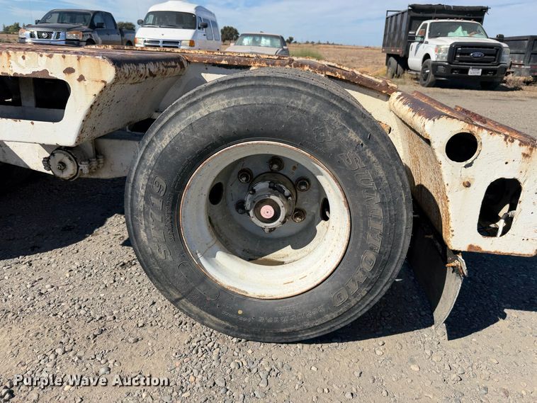 image for item EA0043 1984 Murray Trailer lowboy equipment trailer