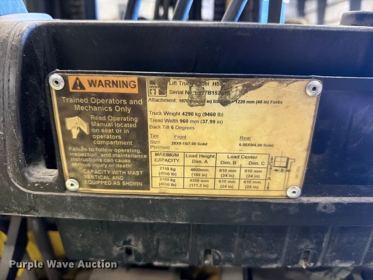 image for item EF1421 HYSTER H50 forklift