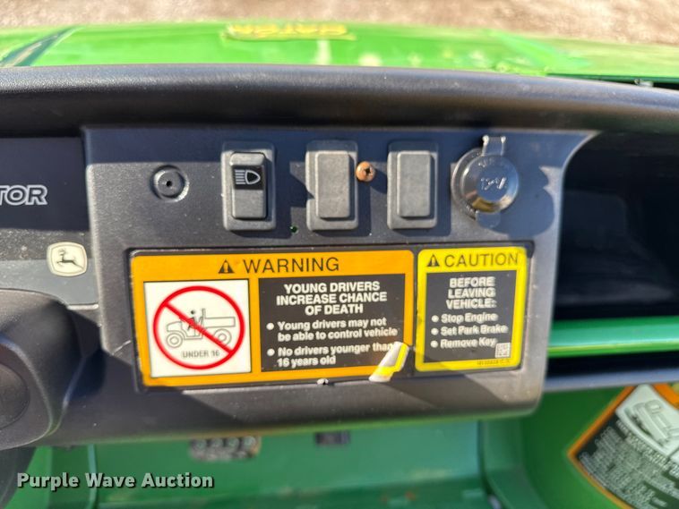 image for item EG1796 2018 John Deere Gator utility vehicle