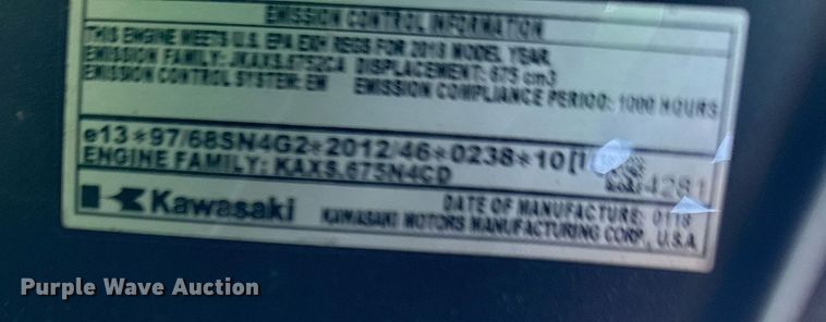 image for item EG2239 2018 John Deere Gator utility vehicle