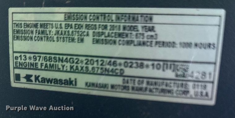 image for item EG2239 2018 John Deere Gator utility vehicle