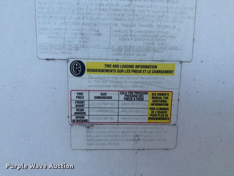 image for item EI7788 2020 Keystone Passport RV