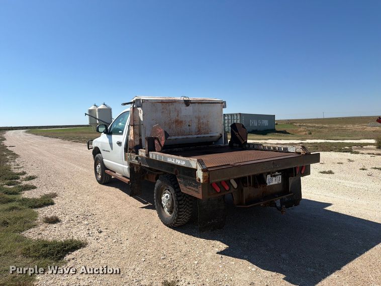 image for item EI7790 2003 Dodge Ram 2500 bale bed pickup truck