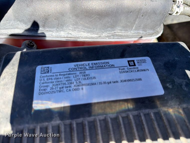 image for item EL0997 2018 Chevrolet Tahoe  SUV