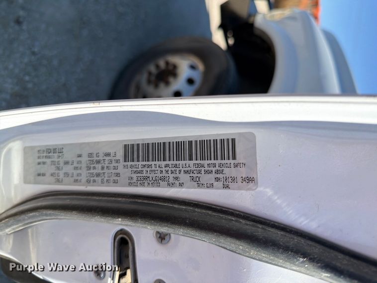 image for item EL0998 2018 RAM 3500 Laramie Crew Cab pickup truck