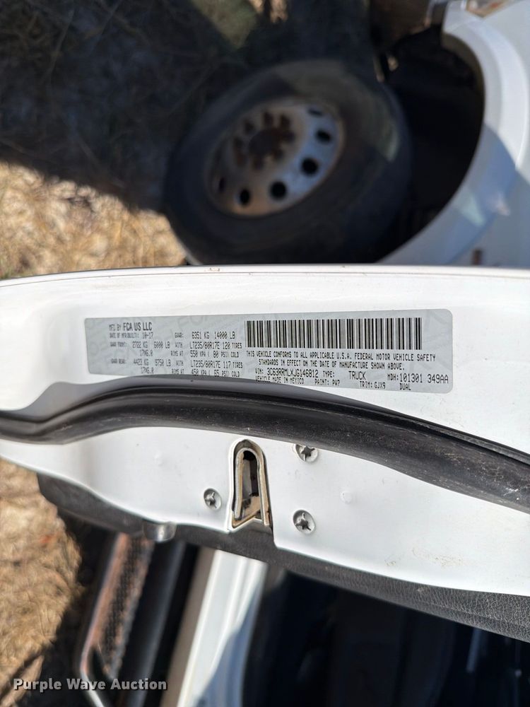 image for item EL0998 2018 RAM 3500 Laramie Crew Cab pickup truck