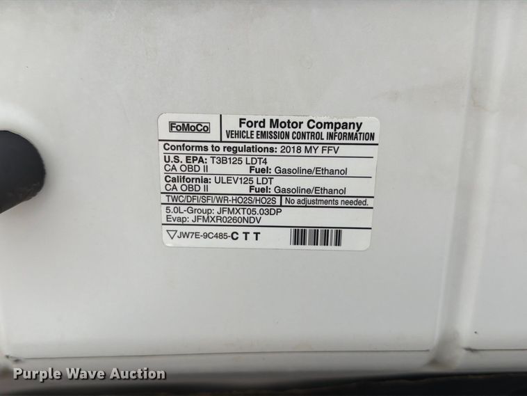 image for item EP7833 2018 Ford F150 XL pickup truck