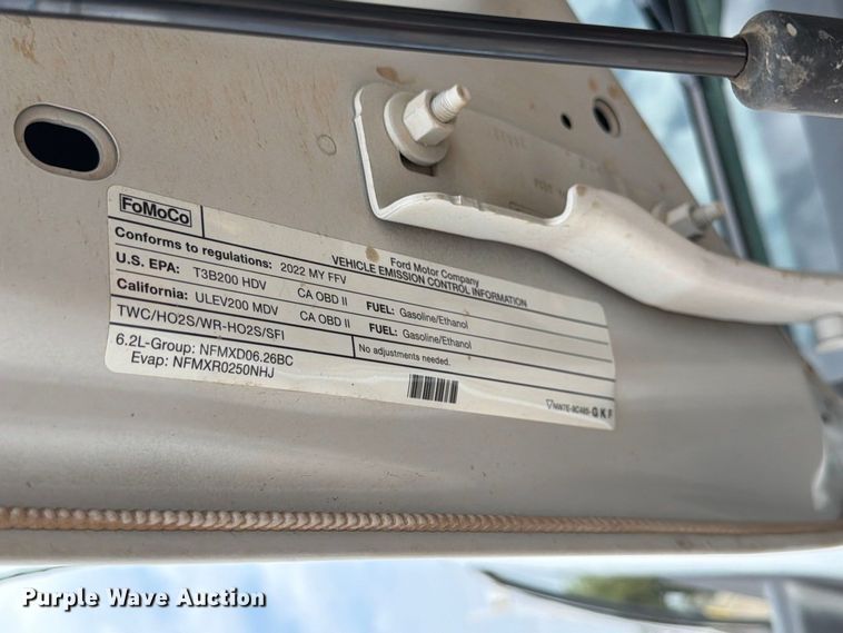 image for item EP7835 2022 Ford F250 Super Duty XLT Ext. Cab pickup truck